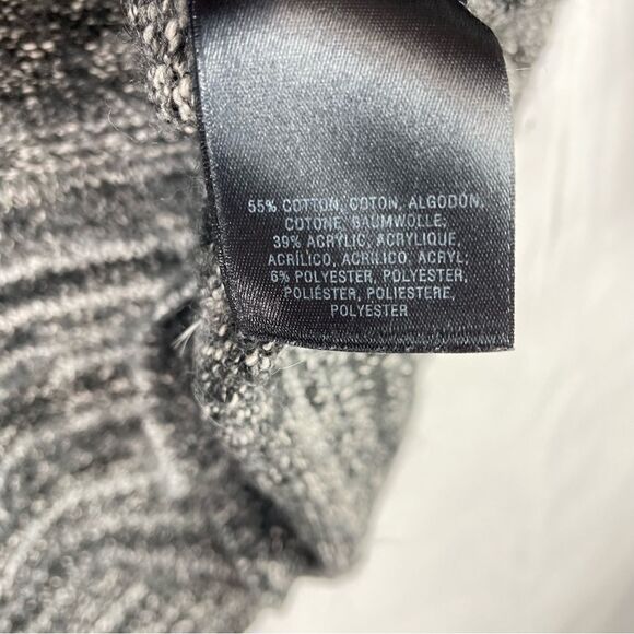 Anthropologie Field Flower Space Dye Gray Cowl Neck Tunic Sweater - Picture 15 of 16